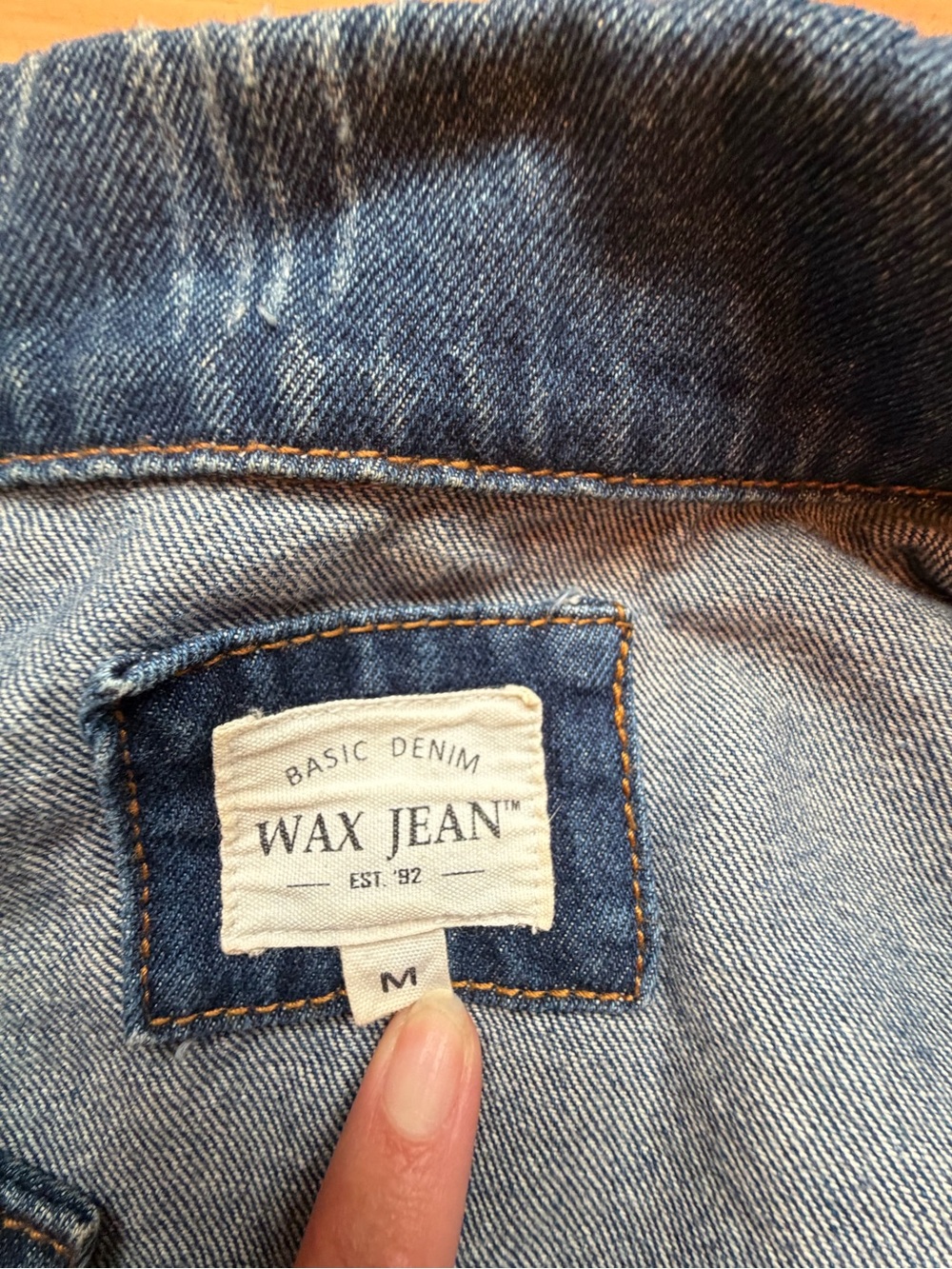 Distressed Jean Jacket - Picture 2 of 4